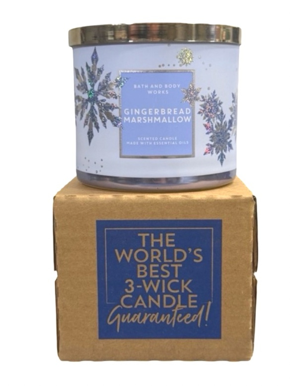 Gingerbread Marshmallow Candle